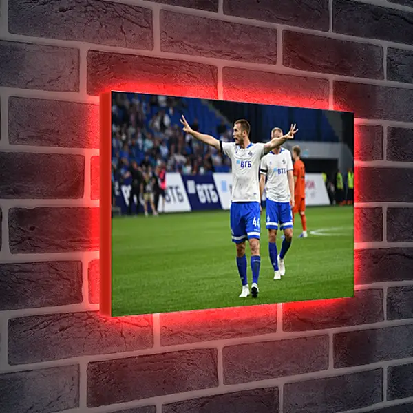 Лайтбокс световая панель - Празднование гола. ФК Динамо Москва. FC Dynamo Moscow Лайтбокс световая панель - Празднование гола. ФК Динамо Москва. FC Dynamo Moscow