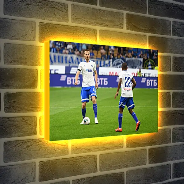 Лайтбокс световая панель - Контроль мяча. ФК Динамо Москва. FC Dynamo Moscow Лайтбокс световая панель - Контроль мяча. ФК Динамо Москва. FC Dynamo Moscow