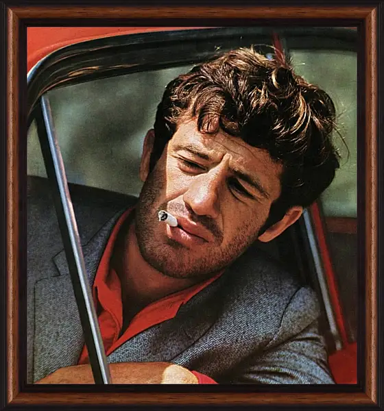 Картина в раме - Жан-Поль Бельмондо. Jean-Paul Belmondo Картина в раме - Жан-Поль Бельмондо. Jean-Paul Belmondo