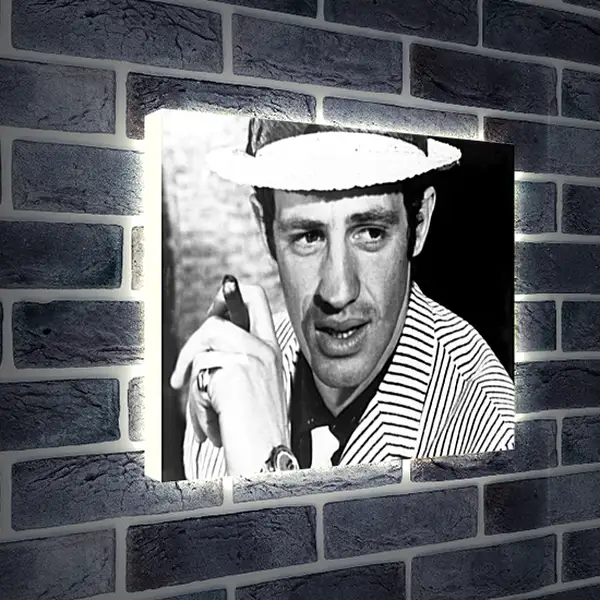 Лайтбокс световая панель - Жан-Поль Бельмондо. Jean-Paul Belmondo Лайтбокс световая панель - Жан-Поль Бельмондо. Jean-Paul Belmondo