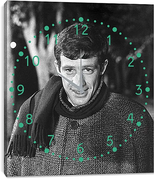 Часы картина - Жан-Поль Бельмондо. Jean-Paul Belmondo Часы картина - Жан-Поль Бельмондо. Jean-Paul Belmondo