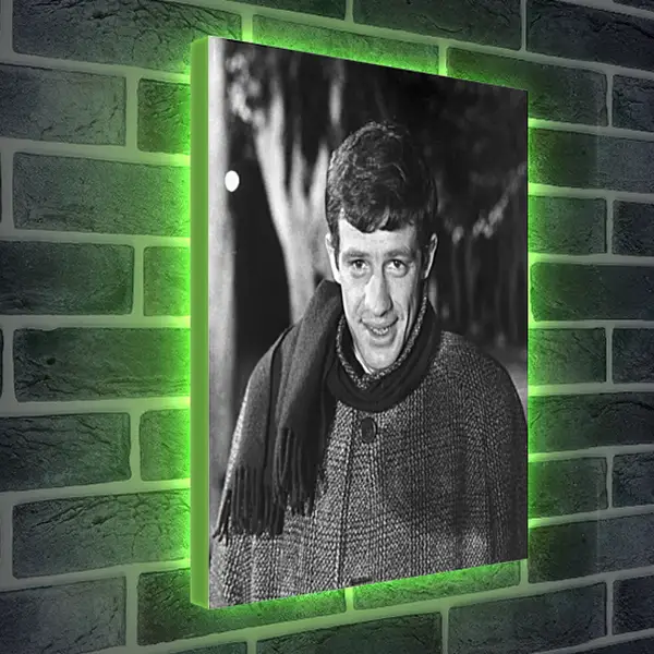 Лайтбокс световая панель - Жан-Поль Бельмондо. Jean-Paul Belmondo Лайтбокс световая панель - Жан-Поль Бельмондо. Jean-Paul Belmondo