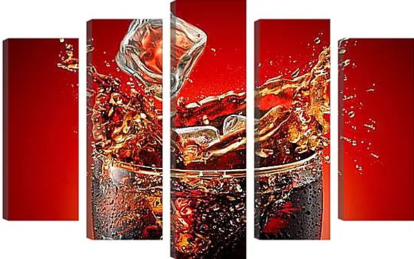 Модульная картина - Кока кола (Coca Cola) Модульная картина - Кока кола (Coca Cola)