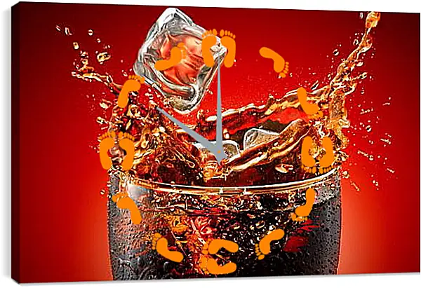 Часы картина - Кока кола (Coca Cola) Часы картина - Кока кола (Coca Cola)