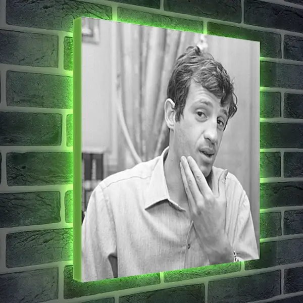 Лайтбокс световая панель - Жан-Поль Бельмондо. Jean-Paul Belmondo Лайтбокс световая панель - Жан-Поль Бельмондо. Jean-Paul Belmondo