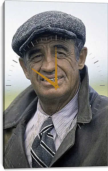 Часы картина - Жан-Поль Бельмондо. Jean-Paul Belmondo Часы картина - Жан-Поль Бельмондо. Jean-Paul Belmondo