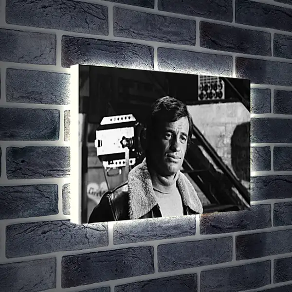 Лайтбокс световая панель - Жан-Поль Бельмондо. Jean-Paul Belmondo Лайтбокс световая панель - Жан-Поль Бельмондо. Jean-Paul Belmondo