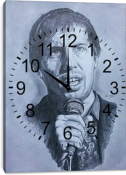 Часы картина - Адриано Челентано. Adriano Celentano Часы картина - Адриано Челентано. Adriano Celentano