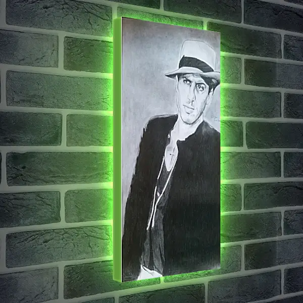 Лайтбокс световая панель - Адриано Челентано. Adriano Celentano Лайтбокс световая панель - Адриано Челентано. Adriano Celentano