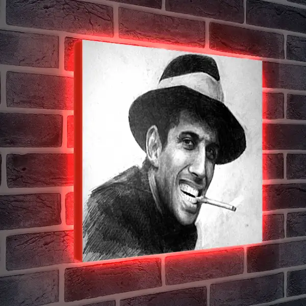 Лайтбокс световая панель - Адриано Челентано. Adriano Celentano Лайтбокс световая панель - Адриано Челентано. Adriano Celentano