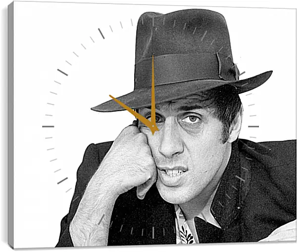 Часы картина - Адриано Челентано. Adriano Celentano Часы картина - Адриано Челентано. Adriano Celentano