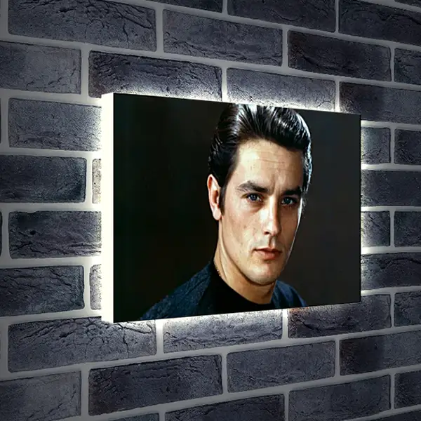 Лайтбокс световая панель - Ален Делон. Alain Delon Лайтбокс световая панель - Ален Делон. Alain Delon