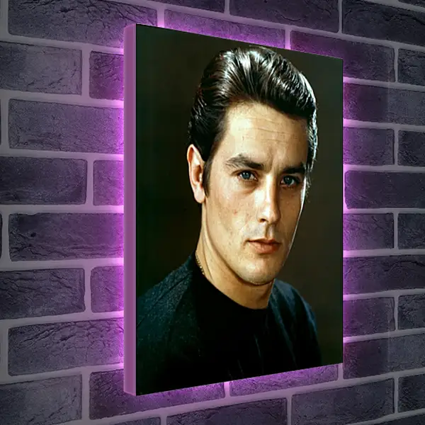 Лайтбокс световая панель - Ален Делон. Alain Delon Лайтбокс световая панель - Ален Делон. Alain Delon