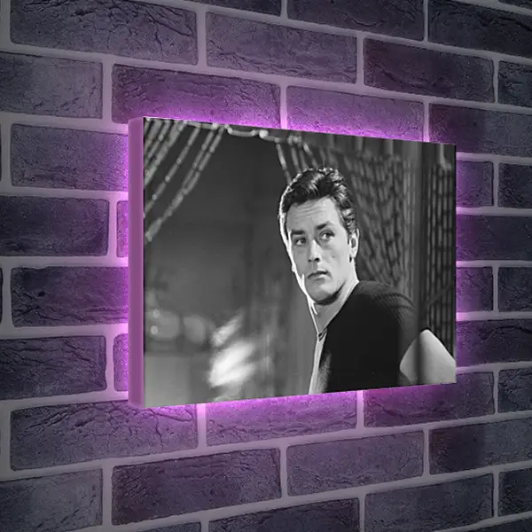 Лайтбокс световая панель - Ален Делон. Alain Delon Лайтбокс световая панель - Ален Делон. Alain Delon