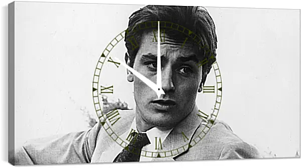 Часы картина - Ален Делон. Alain Delon Часы картина - Ален Делон. Alain Delon