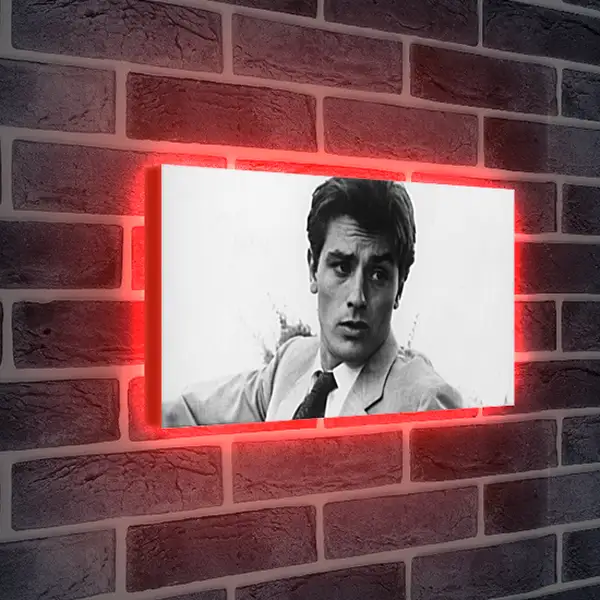 Лайтбокс световая панель - Ален Делон. Alain Delon Лайтбокс световая панель - Ален Делон. Alain Delon
