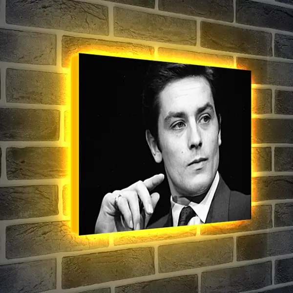 Лайтбокс световая панель - Ален Делон. Alain Delon Лайтбокс световая панель - Ален Делон. Alain Delon