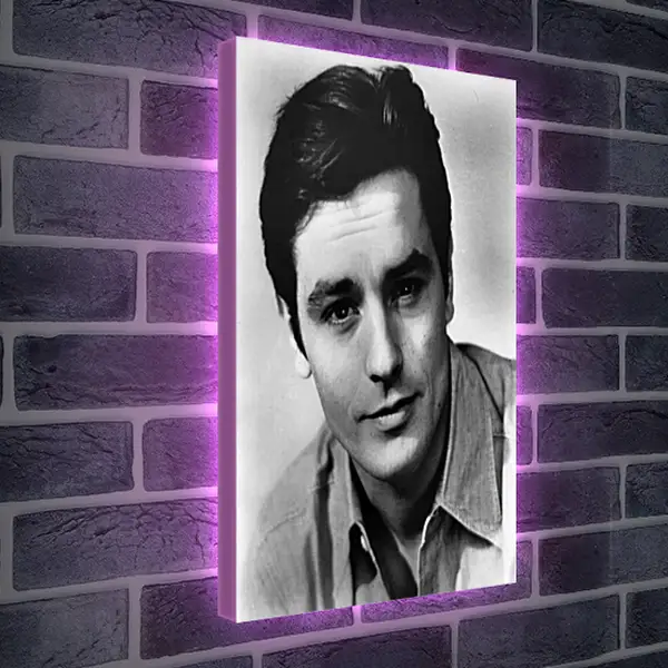 Лайтбокс световая панель - Ален Делон. Alain Delon Лайтбокс световая панель - Ален Делон. Alain Delon