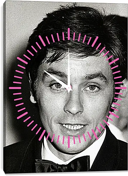 Часы картина - Ален Делон. Alain Delon Часы картина - Ален Делон. Alain Delon