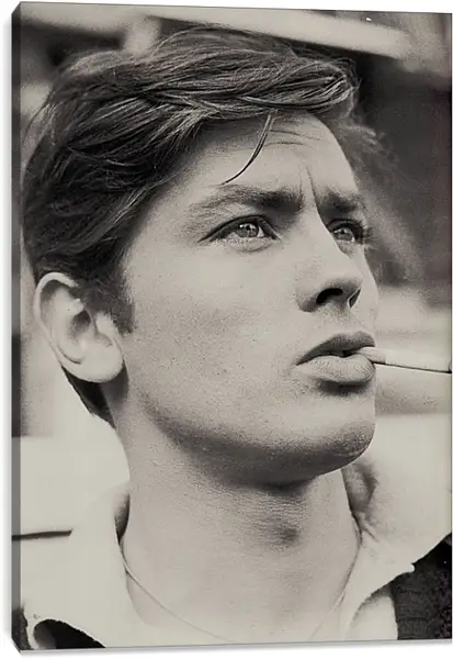 Постер на подрамнике - Ален Делон. Alain Delon Постер на подрамнике - Ален Делон. Alain Delon