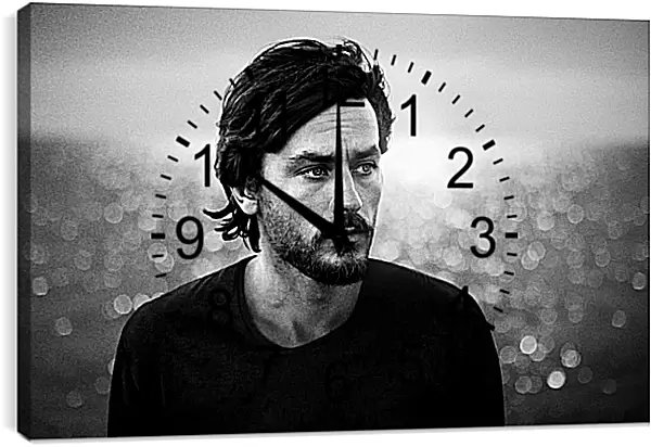 Часы картина - Ален Делон. Alain Delon Часы картина - Ален Делон. Alain Delon