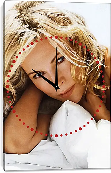 Часы картина - Ким Бейсингер. Kim Basinger Часы картина - Ким Бейсингер. Kim Basinger
