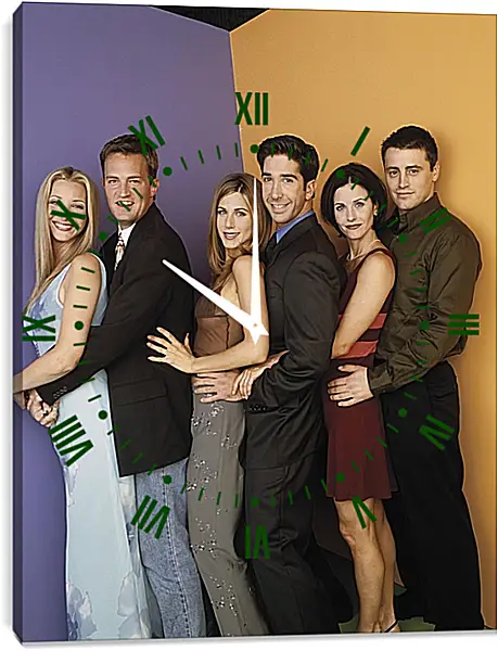 Часы картина - Друзья. Friends Часы картина - Друзья. Friends