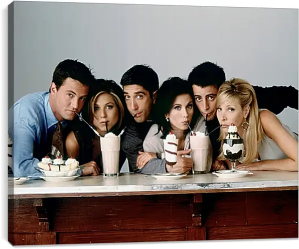 Постер на подрамнике - Друзья. Friends Постер на подрамнике - Друзья. Friends