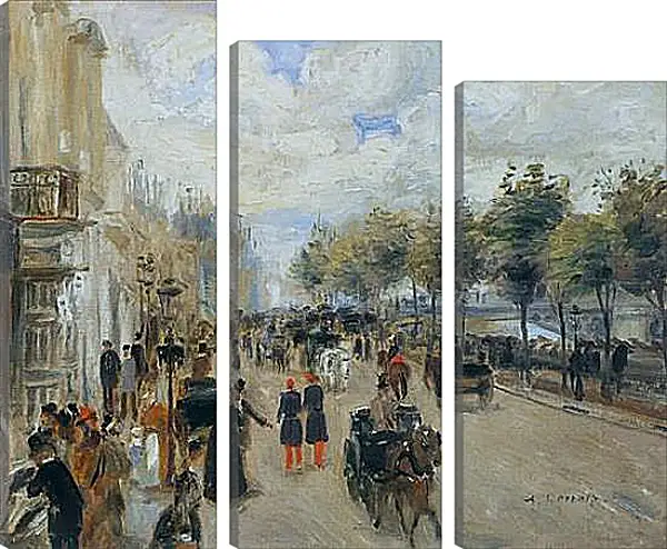 Модульная картина - Paris, the Quay of Malaquais Модульная картина - Paris, the Quay of Malaquais