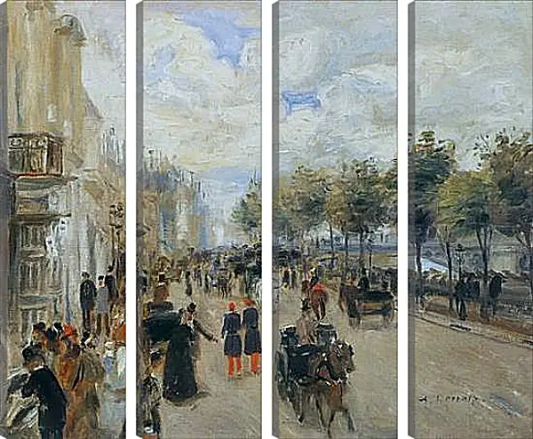 Модульная картина - Paris, the Quay of Malaquais. Пьер Огюст Ренуар Модульная картина - Paris, the Quay of Malaquais. Пьер Огюст Ренуар