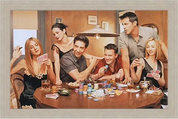 Картина в раме - Друзья. Friends Картина в раме - Друзья. Friends