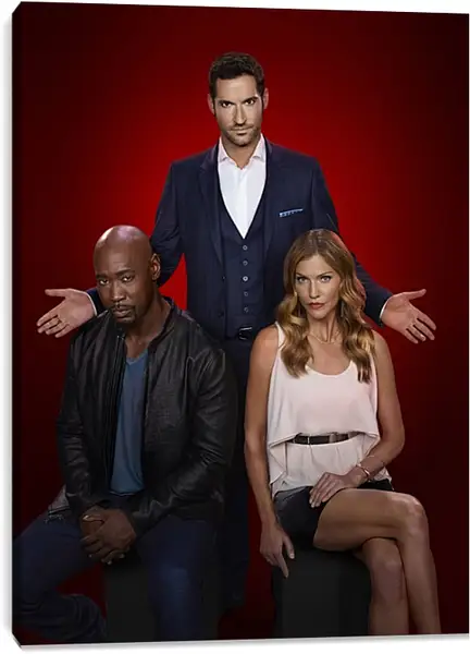 Постер на подрамнике - Люцифер. Lucifer Постер на подрамнике - Люцифер. Lucifer