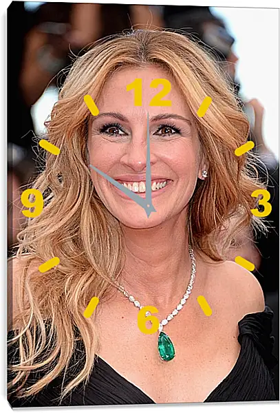 Часы картина - Джулия Робертс. Julia Roberts Часы картина - Джулия Робертс. Julia Roberts