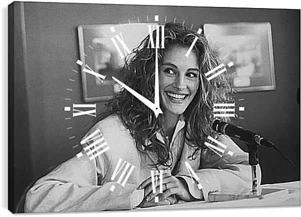 Часы картина - Джулия Робертс. Julia Roberts Часы картина - Джулия Робертс. Julia Roberts