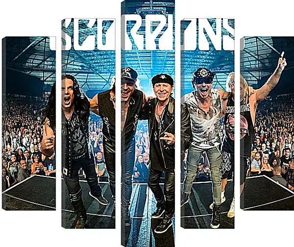 Модульная картина - Скорпионс. Scorpions Модульная картина - Скорпионс. Scorpions