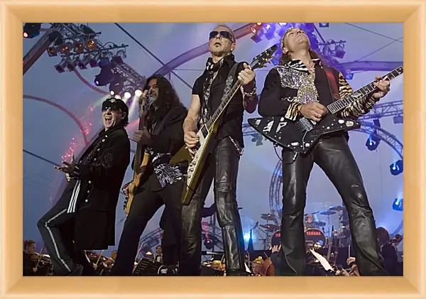 Картина в раме - Скорпионс. Scorpions Картина в раме - Скорпионс. Scorpions