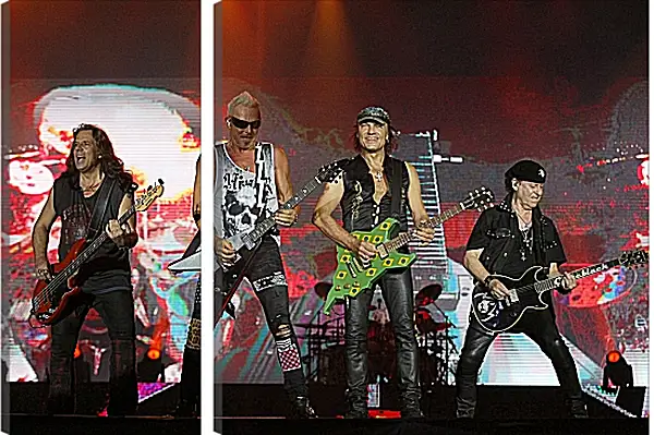 Модульная картина - Скорпионс. Scorpions Модульная картина - Скорпионс. Scorpions
