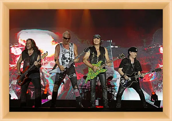 Картина в раме - Скорпионс. Scorpions Картина в раме - Скорпионс. Scorpions