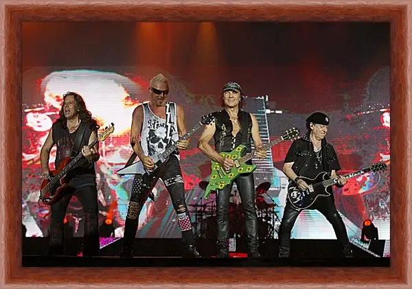 Картина в раме - Скорпионс. Scorpions Картина в раме - Скорпионс. Scorpions