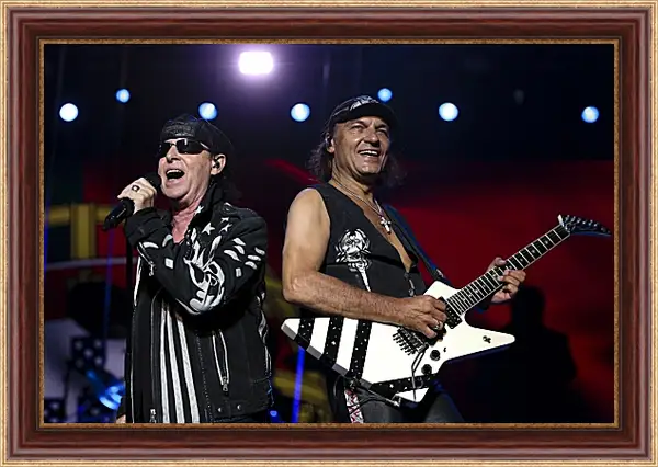 Картина в раме - Скорпионс. Scorpions Картина в раме - Скорпионс. Scorpions