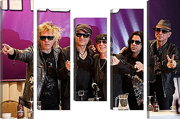 Модульная картина - Скорпионс. Scorpions Модульная картина - Скорпионс. Scorpions