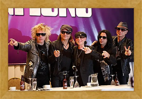 Картина в раме - Скорпионс. Scorpions Картина в раме - Скорпионс. Scorpions