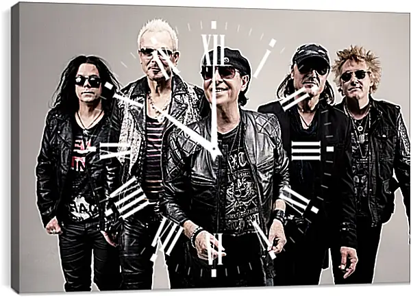 Часы картина - Скорпионс. Scorpions Часы картина - Скорпионс. Scorpions