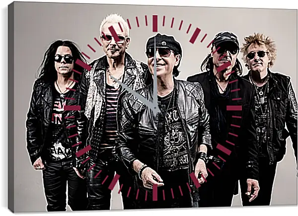 Часы картина - Скорпионс. Scorpions Часы картина - Скорпионс. Scorpions