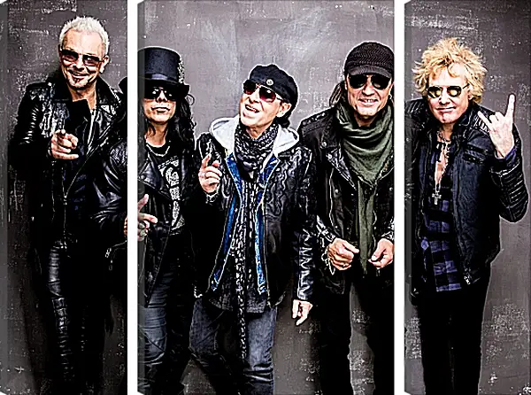 Модульная картина - Скорпионс. Scorpions Модульная картина - Скорпионс. Scorpions