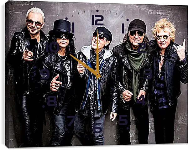 Часы картина - Скорпионс. Scorpions Часы картина - Скорпионс. Scorpions