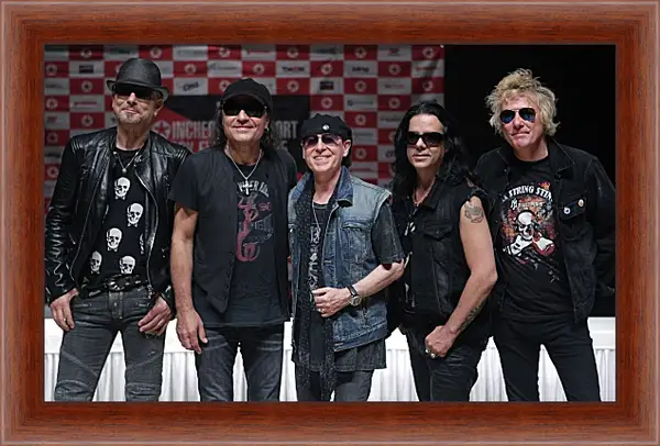 Картина в раме - Скорпионс. Scorpions Картина в раме - Скорпионс. Scorpions