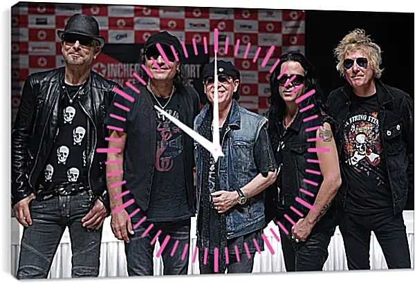 Часы картина - Скорпионс. Scorpions Часы картина - Скорпионс. Scorpions