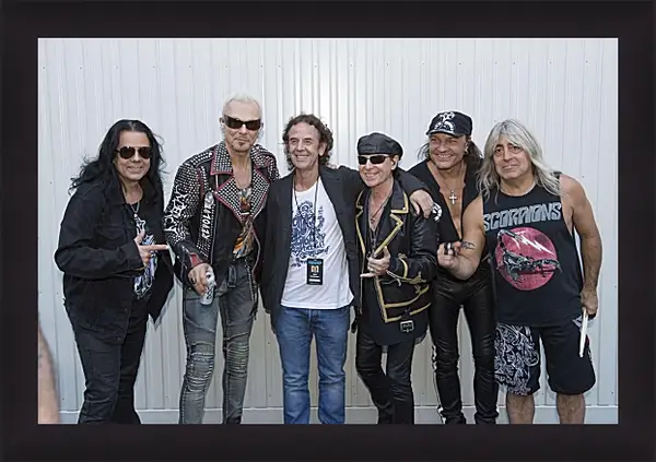 Картина в раме - Скорпионс. Scorpions Картина в раме - Скорпионс. Scorpions