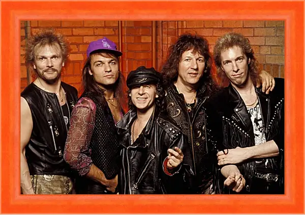 Картина в раме - Скорпионс. Scorpions Картина в раме - Скорпионс. Scorpions
